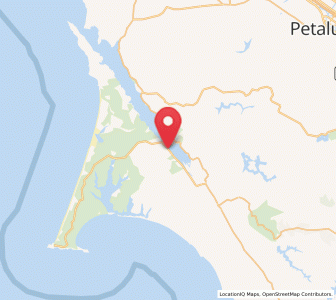 Map of Inverness, California
