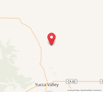 Map of Landers, California