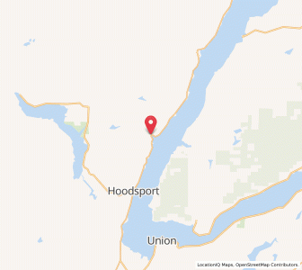 Map of Lilliwaup, Washington