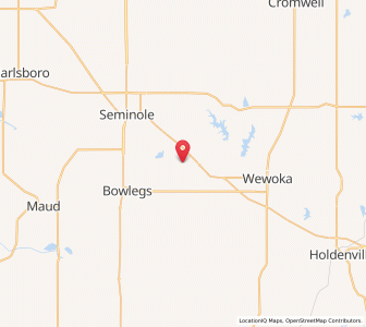 Map of Lima, Oklahoma