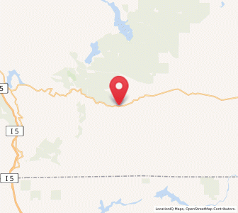 Map of Lincoln, Oregon