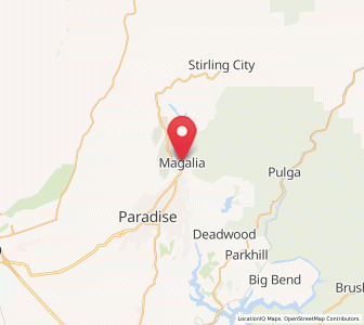 Map of Magalia, California