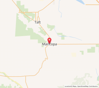 Map of Maricopa, California