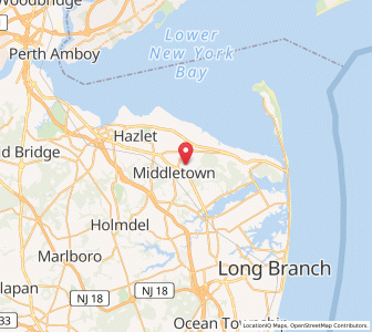 Map of Middletown Township, New Jersey