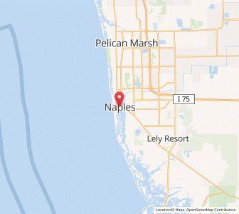 Map of Naples (Florida), Florida