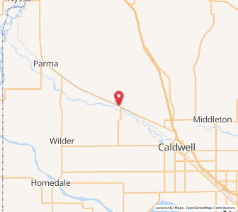 Map of Notus, Idaho