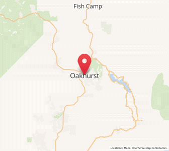 Map of Oakhurst, California
