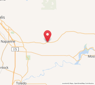 Map of Onalaska, Washington