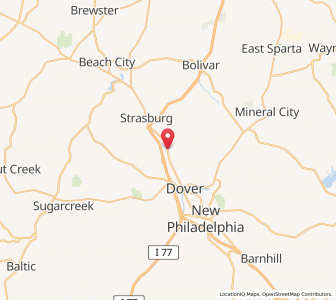 Map of Parral, Ohio