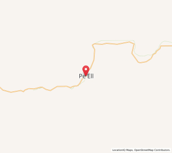 Map of Pe Ell, Washington