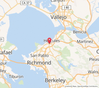 Map of Pinole, California