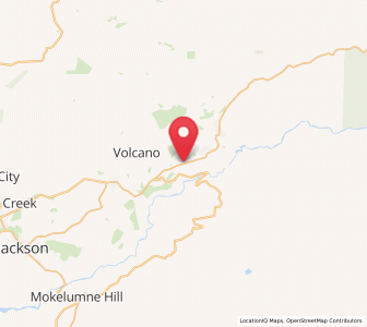 Map of Pioneer, California