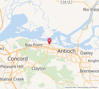 Map of Pittsburg, California