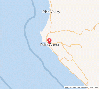 Map of Point Arena, California