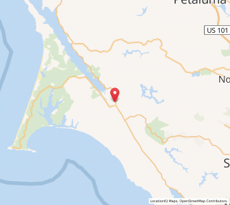 Map of Point Reyes Station, California