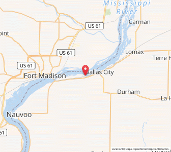 Map of Pontoosuc, Illinois