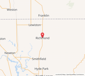 Map of Redmond, Utah