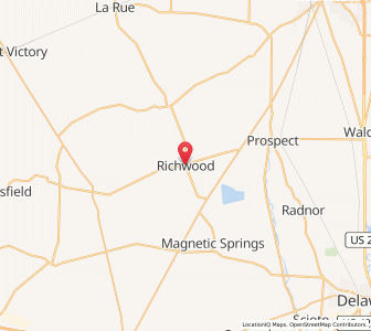 Map of Richwood, Ohio