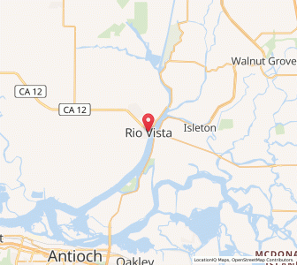 Map of Rio Vista, California