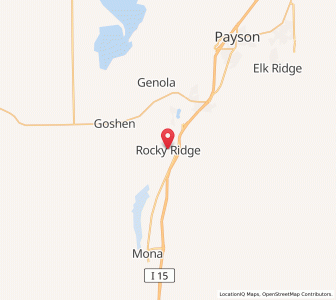 Map of Rocky Ridge, Utah