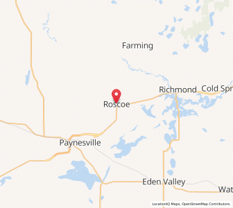 Map of Roscoe, Minnesota
