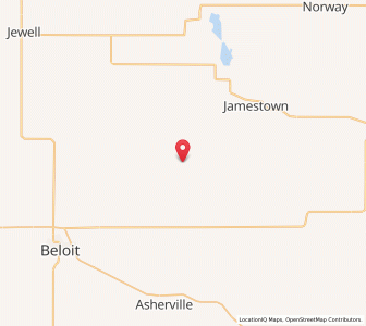 Map of Scottsville, Kansas