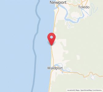 Map of Seal Rock, Oregon