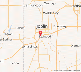 Map of Shoal Creek Drive, Missouri