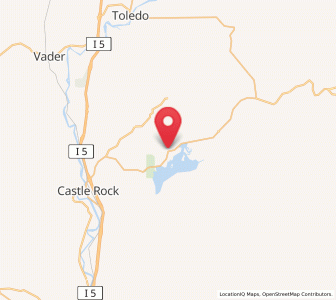 Map of Silver Lake, Washington