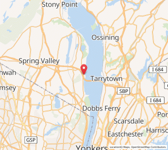 Map of South Nyack, New York