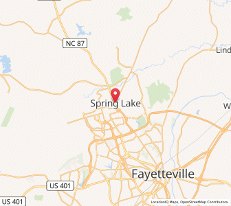 Map of Spring Lake (North Carolina), North Carolina