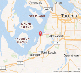 Map of Steilacoom, Washington
