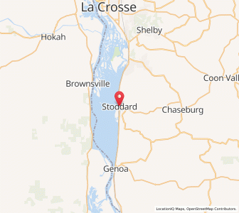 Map of Stoddard, Wisconsin