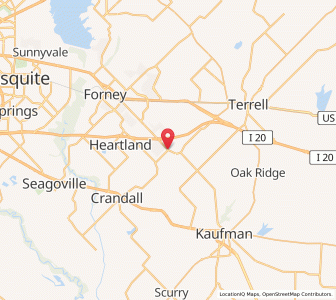 Map of Talty, Texas