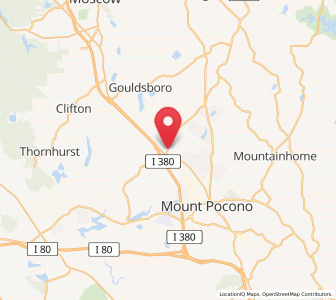Map of Tobyhanna, Pennsylvania