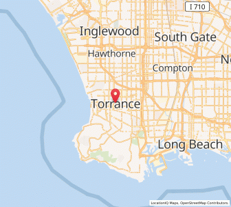 Map of Torrance, California