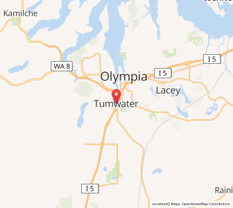 Map of Tumwater, Washington