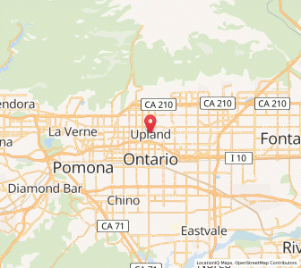 Map of Upland, California
