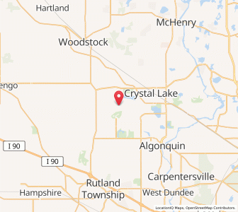 Map of Village of Lakewood, Illinois
