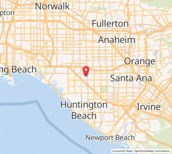 Map of Westminster, California