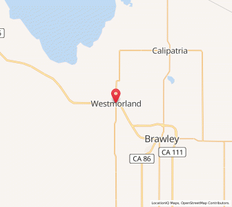 Map of Westmorland, California