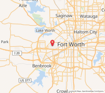 Map of Westover Hills, Texas