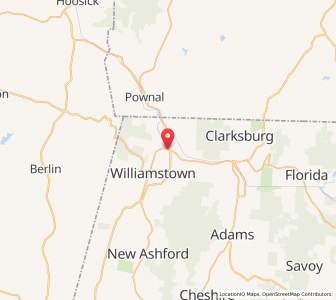 Map of Williamstown (Massachusetts), Massachusetts