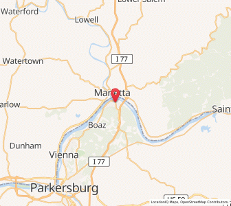 Map of Williamstown (West Virginia), West Virginia