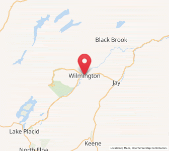 Map of Wilmington, New York