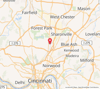 Map of Wyoming, Ohio