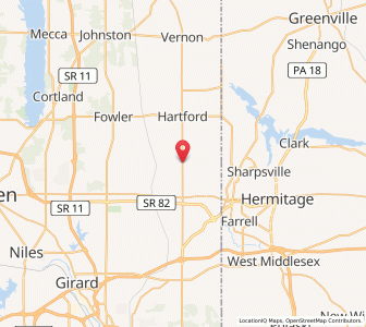 Map of Yankee Lake, Ohio